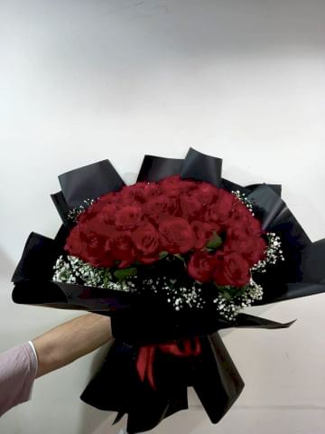 41 kırmızı gül buketi