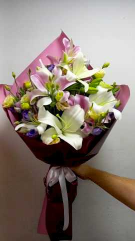 LİLYUM - RİSYANTÜS BUKETİ