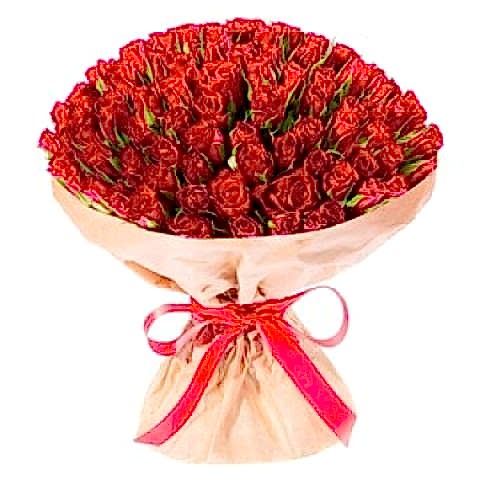 100 Adet Kırmızı Gül