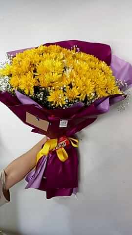 sarı kasımpatı buketi