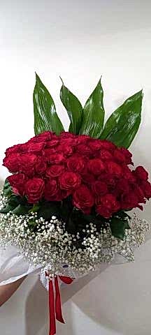 41 kırmızı gül buketi