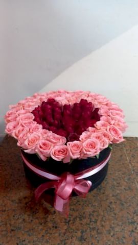 86 adet kırmızı - pembe gül
