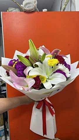 Lilyumlu- KARIŞIK Buket