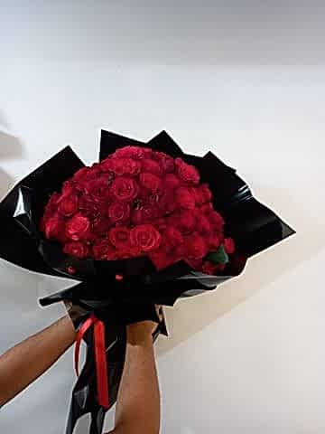 41 kırmızı gül buketi
